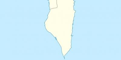 Kaart van Bahrein kaart vector
