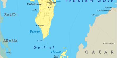 Kaart van Bahrein offline