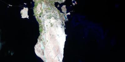 Kaart van Bahrein satelliet