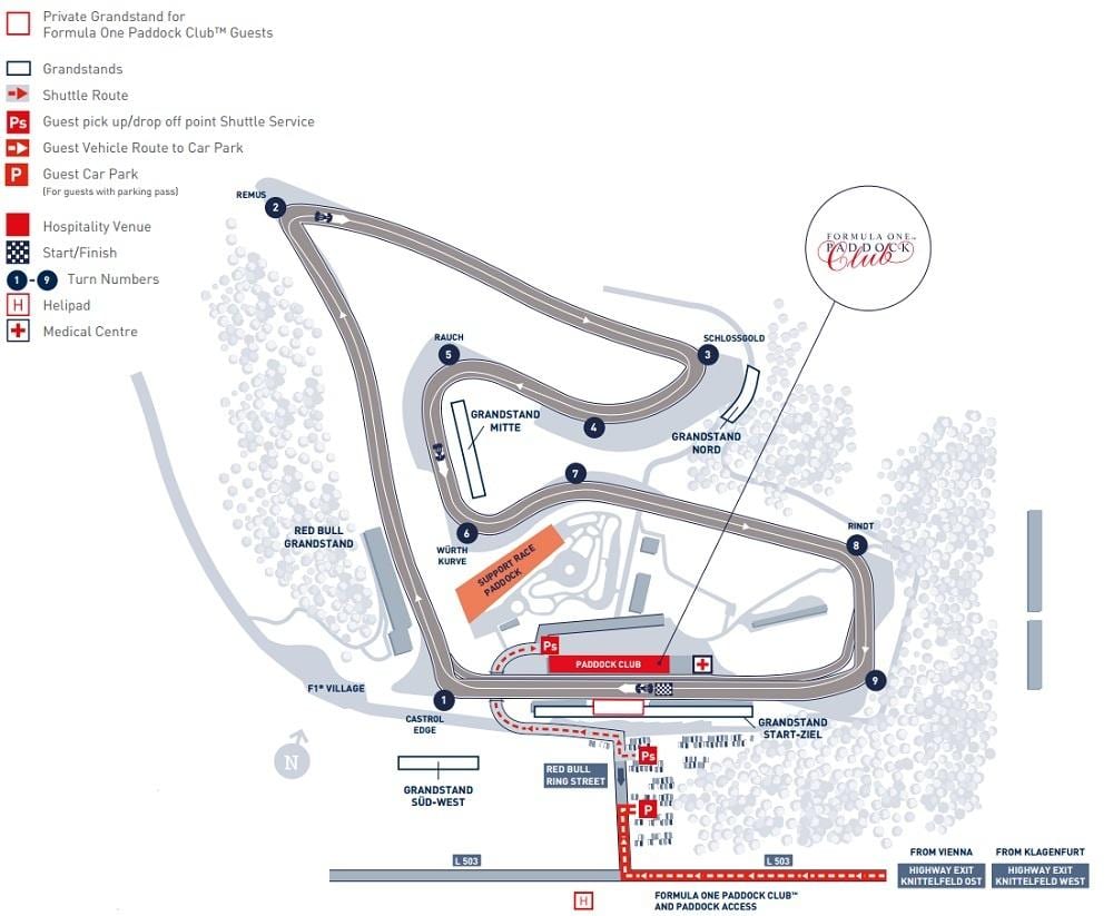 kaart van de gp van Bahrein