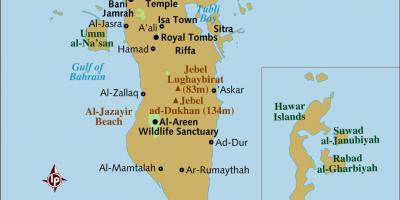 Al Bahrain kaart