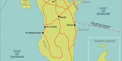 Bahrain international airport parking kaart