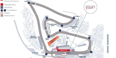 Kaart van de gp van Bahrein
